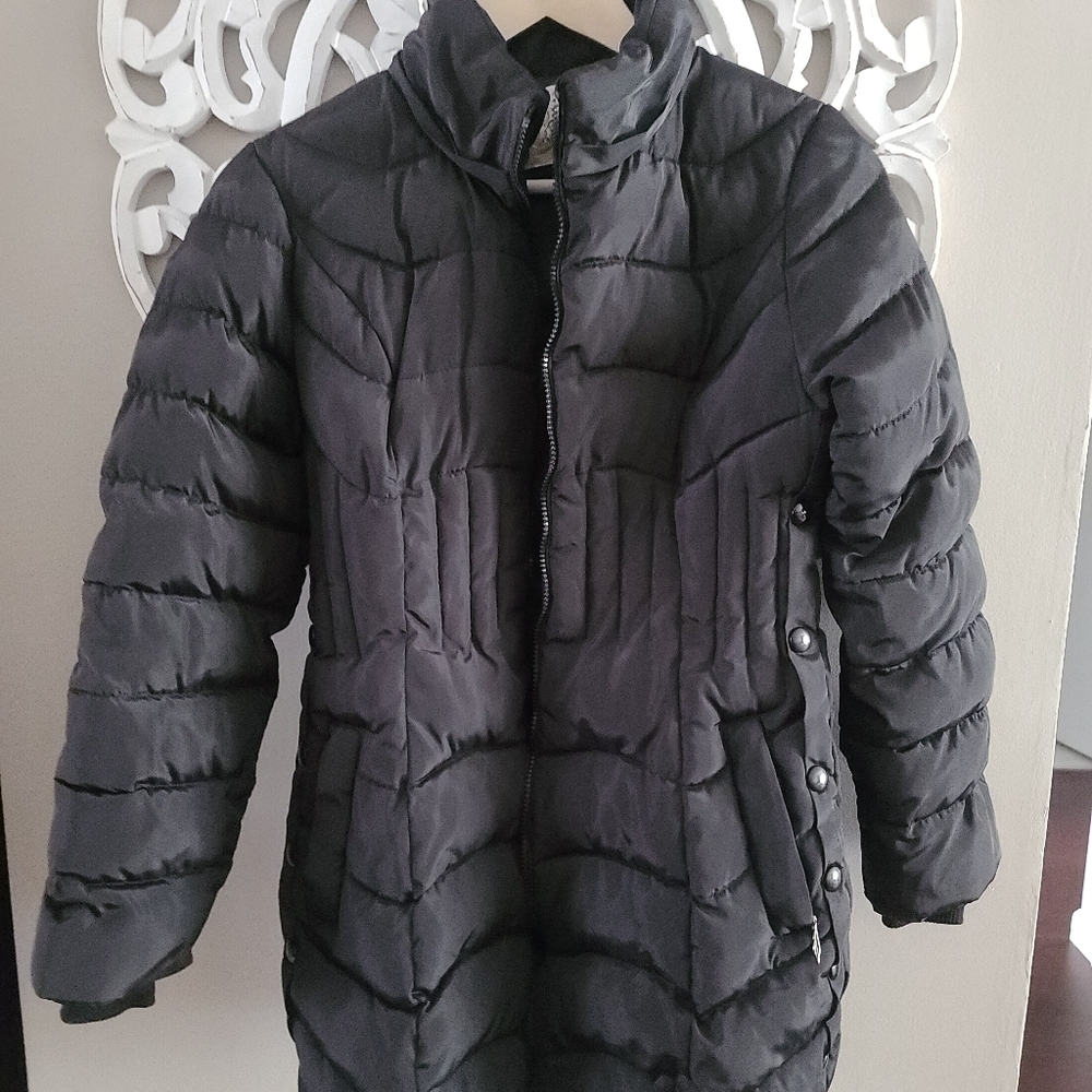 Black Puff Coat